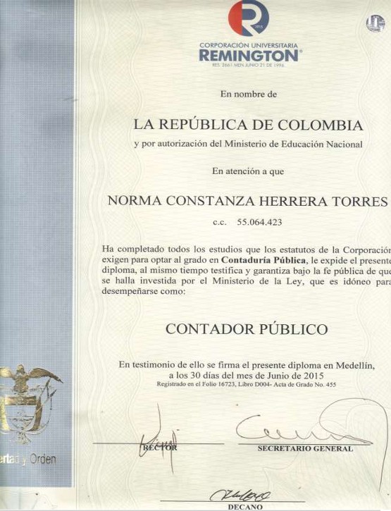 Norma Constanza Herrera Torres